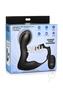 Swell Rechargeable Silicone Inflatable 10x Vibrating Prostate Plug With Cock And Ball Ring And Remote Control - Black