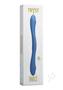 Tryst Duet Rechargeable Silicone Double End Vibrator With Remote Control - Blue